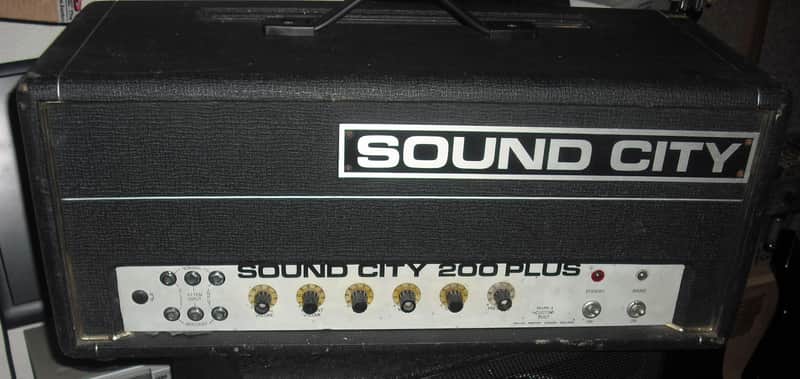 Sound City 200+ 70s vintage valve bass amplifier guitar amp kt88 SC200+ tube image 1
