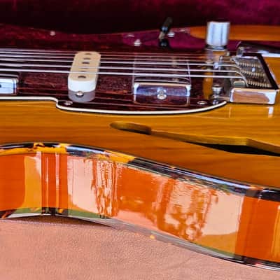 Fret King Country Squire Semitone Deluxe Thinline wHSC Natural HSH Blend Control image 13