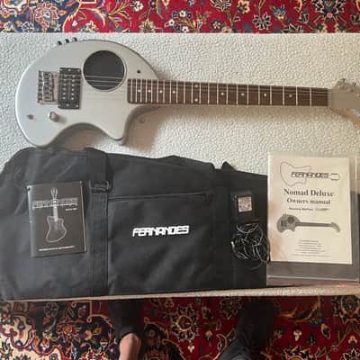 Fernande Nomad Deluxe Electric Guitars Silver/Gray image 2