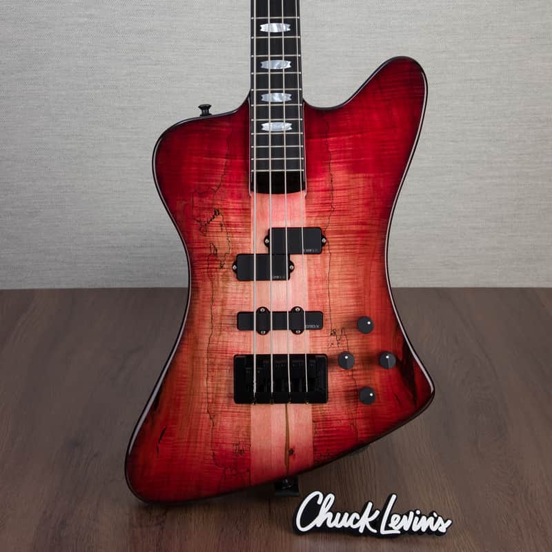 Spector USA Custom NS-2X Bass Guitar - Fire Blackburst image 1