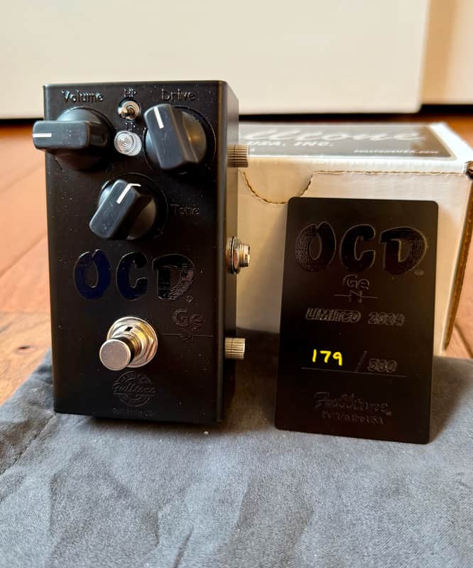 Fulltone Custom Shop OCD-GE Germanium Overdrive 2024 - black out image 1