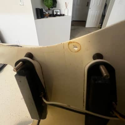 Fender Squire loaded body 1980’s - Olympic white image 18