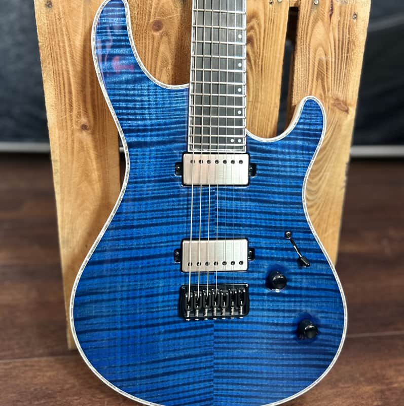Mayones Regius 7 custom 2026 - Trans light blue spirit image 1