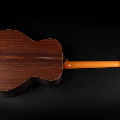 2012 Lakewood Deluxe Series J-32 Baritone - Natural High Gloss | German Custom Jumbo Baritone Acoustic Guitar 48mm Nut Width L.R. Baggs Anthem Pickup | CoA OHSC image 11