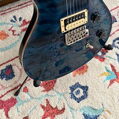 2004 PRS Single Cut - Blue Transparent image 4