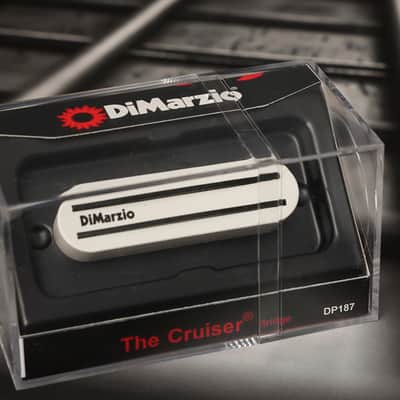 DiMarzio DP187W The Cruiser Single Coil Bridge Pickup - White / Strat