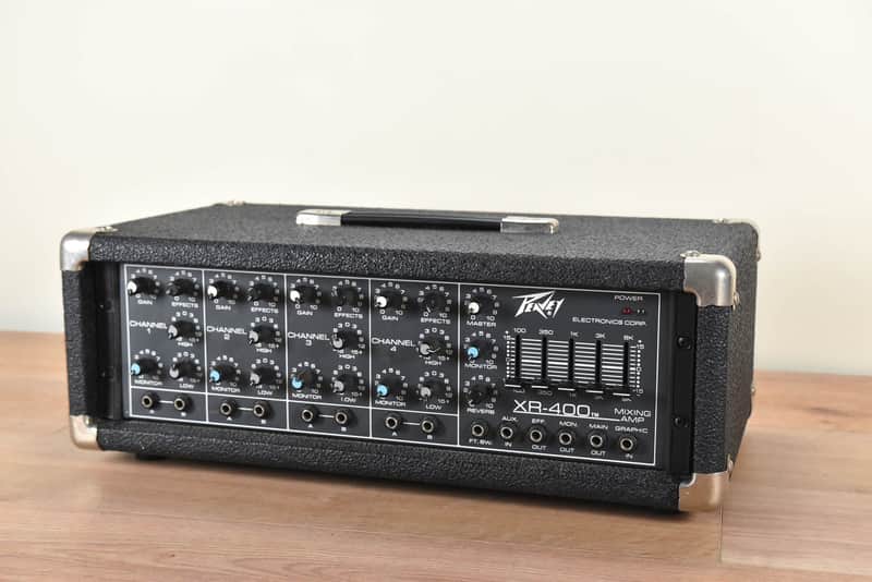 Peavey XR-400 4-Channel Mixer/Amplifier (church owned) CG000KM
