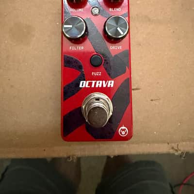 Pigtronix Octava Micro Octave Fuzz 2010s - Red image 1
