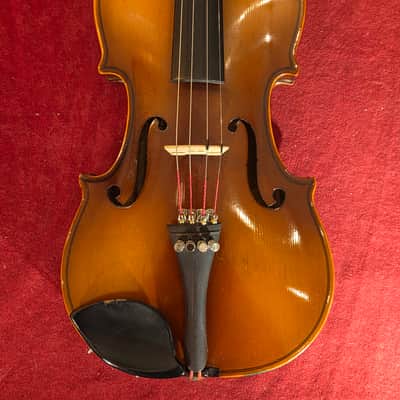 Vintage 1970s MIJ Kiso Suzuki Copy of Antonius Stradivarius 3/4 Violin Natural w/ OHSC & Bow image 5