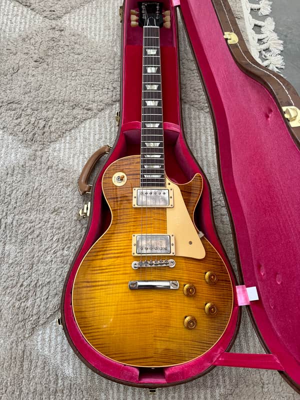 Gibson Les Paul 1960 VOS Wildwood Tom Murphy Painted Lemon Burst COA image 1