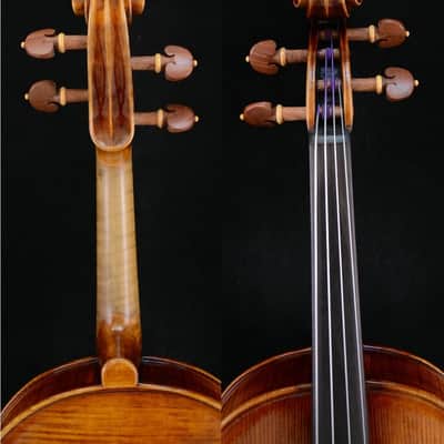 Wang Zhiguo, Beijing 16” viola with certificate 2025 - One piece back image 6