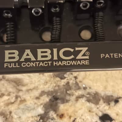 Babicz FCH4BK Full Contact 4-String Bass Bridge 2010s - Black image 2