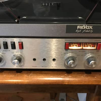 Revox A77 MKII 1970s Black/Silver/Wood image 4