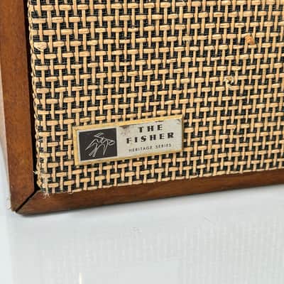 Vintage Mid 1960's Fisher KS-1 10" Woofer Floor Speakers image 2