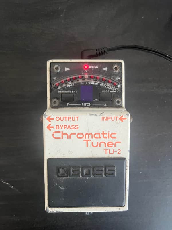 Boss TU-2 Chromatic Tuner (Dark Gray Label) 1998 - 2009 - White image 1