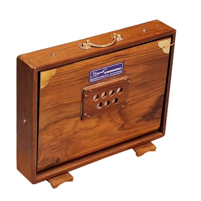 2 Octave Shruti Box Premium Teak Wood Indian Drone Instrument 440Hz image 10