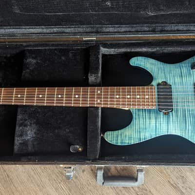 Ibanez S7420FM 1999-2000 - Translucent teal image 1
