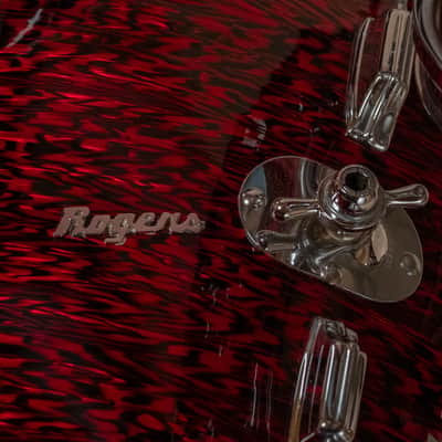 1960s Rogers Buddy Rich 'Headliner' Dayton Era in Red Onyx - 14x20, 9x13, 16x16 Bild 5