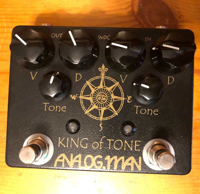 エフェクター Analogman king of tone black Analogman King of Tone (Black) | Reverb