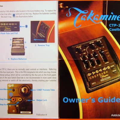 Takamine CTP-2 Cool Tube Acoustic Guitar Preamp / NOS | Reverb