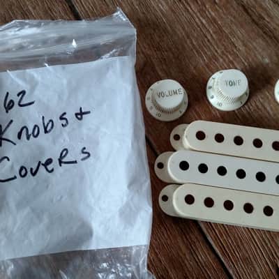1962 1961 1960 1959 1958 Fender Stratocaster Knobs, Covers and Tip - Great Price! image 1