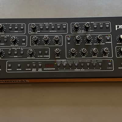 Sequential Prophet-5 Desktop 5-Voice Polyphonic Synthesizer 2021 - Present - Black with Wood Sides image 2