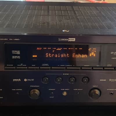 Yamaha Yamaha RX-V663 7.2 Channel Home Theater  AV Surround Sound System Receiver 90s  - Black metal