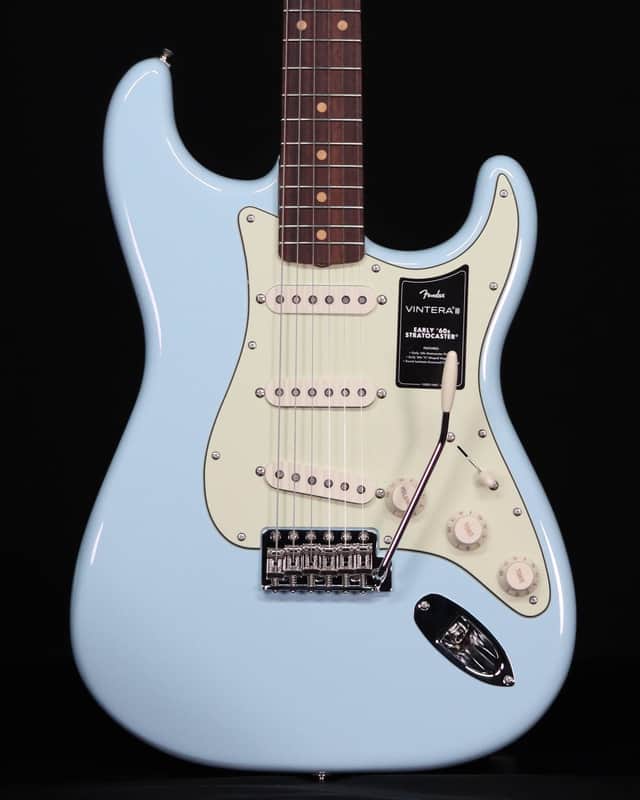 Fender Vintera III Early '60s Stratocaster, Rosewood FB, Sonic Blue image 1