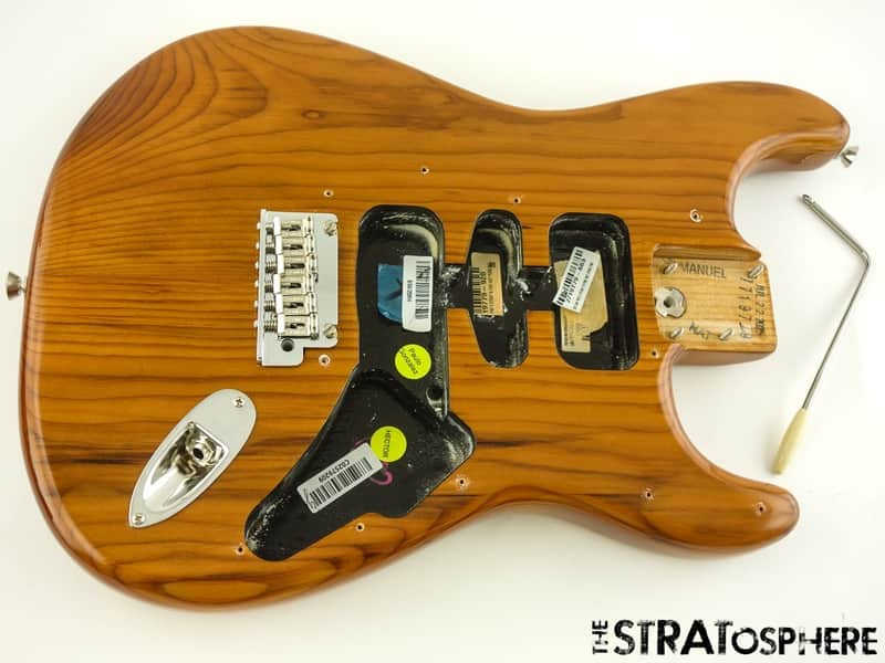Fender American Professional II Stratocaster BODY w/ HARDWARE Strat Roasted Pine image 1
