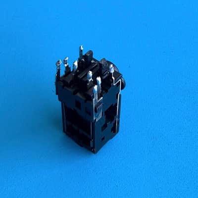 Acoustic A15V Guitar Amplifier Part: 1/8" Aux Phone Input/Output Socket Combo image 4