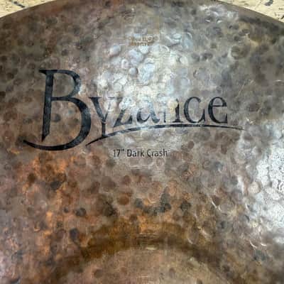 Used Meinl Byzance 17" Dark Crash Cymbal Made in Turkey 1242 grams image 3