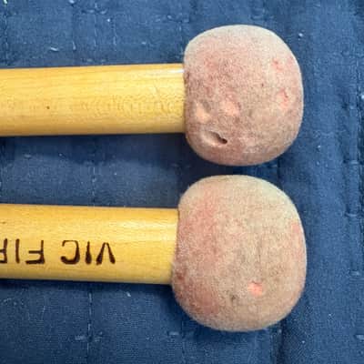 Vintage Vic Firth "branding iron era" "swizzle sticks" double sided mallets 1960s? - rare image 1