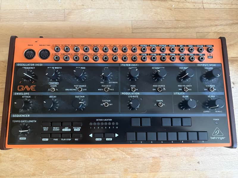 Behringer Crave Analog Semi-Modular Synthesizer 2019 - Present - Orange image 1