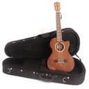 Lanikai MAS-CET Solid Mahogany Electric Acoustic Cutaway Tenor Ukulele with Case