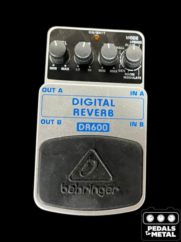Behringer DR600 Digital Reverb Pedal 2010s - Standard - X17935 image 1