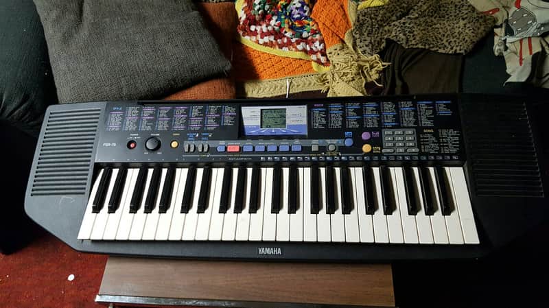Vintage Yamaha PSR-78 Keyboard, Works Great, Retro Electronic Sounds, Good For Circuit Bending! image 1