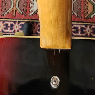 Framus Texan 5/196E Dreadnought Bloodburst w/ Single Coil Pickup 1960s W. Germany image 12