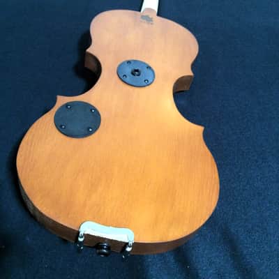 4/4 Violin + leigh + handmade+fretted+electric / semi acoustic. image 2