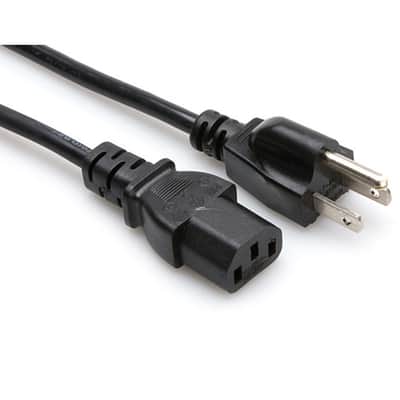 Hosa PWC148 PWC-148 IEC C13 to NEMA 5-15P Power Chord - 8'