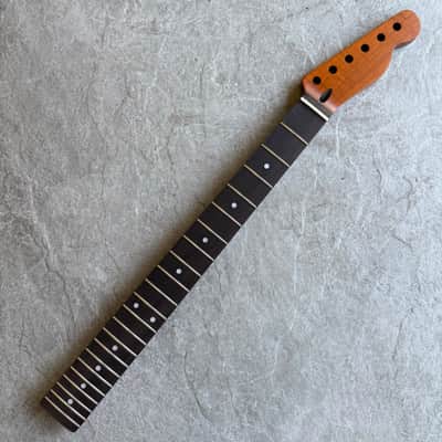 Tele Guitar Neck Mahogany  22 Fret Rosewood Fingerboard,  Satin Finish image 2