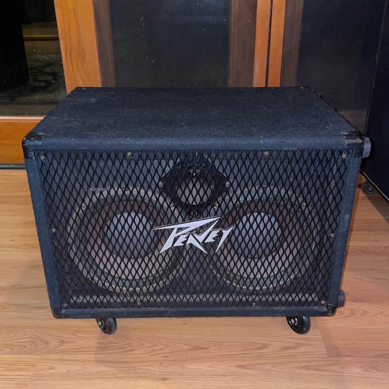 Peavey 210 TX 350-Watt 2x10" Bass Speaker Cabinet w/ Cover! image 1