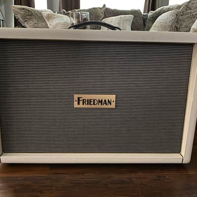 Friedman Vintage 212 Ivory White M65/V30 Creamback and Vintage 30 2x12 Cabinet Wildwood image 1