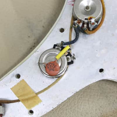 1964 Fender Jazzmaster - Olympic White with Matching Headstock - OHSC image 19
