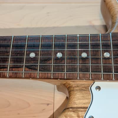 Four Winds JX72 Jazzmaster style Black Limba Stoptail Offset * Mojotone Firebird Pickups * USA Luthier Handmade image 12
