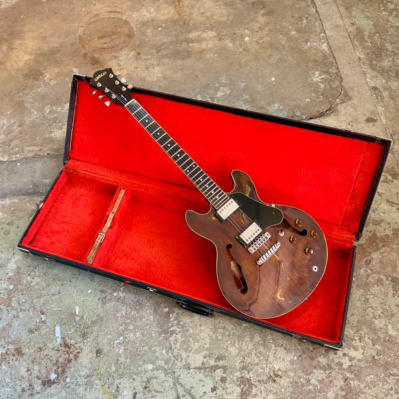 GRECO 1979年セミアコ SV-600 グレコ ES-335 富士弦楽器製 Greco SV-600 Super View 1979 - Walnut original vintage MIJ Japan