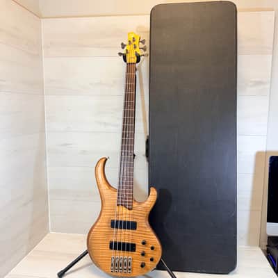 Ibanez BTB1005 Prestige 5-String Bass Natural Flame Maple MIJ w/ Case 1999 image 17