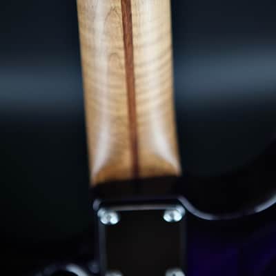 Suhr Classic S Roasted Flame Maple HSS - Trans Purple Burst image 15