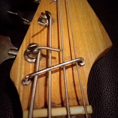 Super RARE 1965 Teisco Eb110 (tulip bass) MIJ image 10