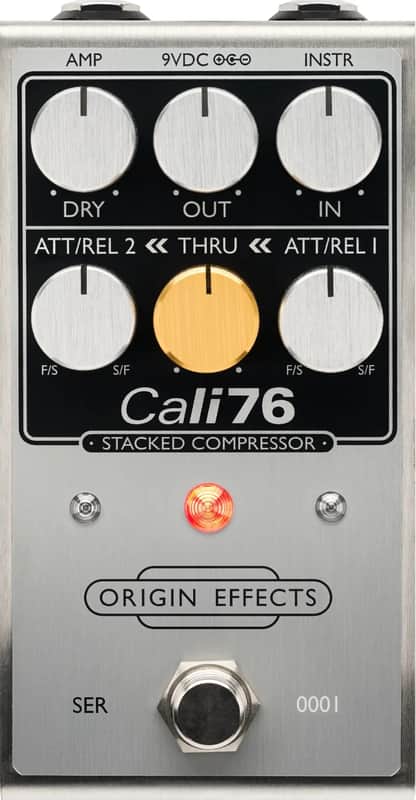 Origin Effects Cali76 Stacked Compressor V2 Effects Pedal, Silver image 1