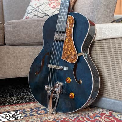 Godin 5th Avenue Night Club Indigo Blue with Poly foam Case - Used